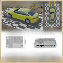 Car 3D Pro 360 Panoramic Camera System Bird's Eye View 180° Camera With 2-24 Hours Parking Monitoring DIY Car Color
