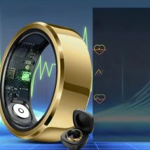 2025 Smart Ring Blood Pressure Heart Rate Sleep Monitoring Smartring IP68 & 5ATM Waterproof Multi-sport Mode Smartring Man Women
