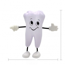 Tooth Shaped  Cartoons Fidget Toys Dental Tabletop Decorations Dentist Stress Anxiety Relief Tools Gift Souvenir