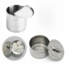 1pc Dental Cotton Tank With Cover Medical Cotton Ball Gauze Tampon Sterilizer Box Disinfection Cotton Tank Alcohol Container