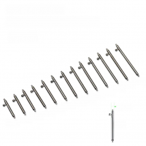 20pcs Watch Band Full Stainless Steel Spring Bars 12 13 14 15 16 17 18 19 20 21 22 24mm Quick Release Strap Link Pin 1.5mm 1.8mm