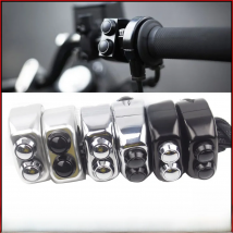 Universal Cafe Racer 22mm 25mm 3 Button Handlebar Switches Housing W/Wiring Kit M-Switch Push Button Control Switch for Chopper