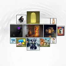 For Bambu Lab DIY Creative Model Components 3D Printing Wireless Mouse clock Pinball track LED Light Kit 3D printer parts