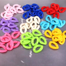 20pcs/bag 17x23mm Acrylic Link Bead Chain Link for Jewelry Making Necklace Bracelet Making Kit DIY Mask Glasses Chain B19