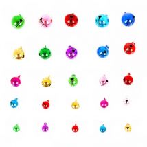 6mm 8mm 10mm 12mm 14mm Jingle Bells Copper Loose Beads Small For Festival Party Decoration/Christmas Tree Decorations