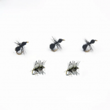 5pcs Mixed 14# Griffith’s Gnat Simulating Midge Emergers&16# Ant Mobile Flies Dry Fly Surface water Insect Fly Fishing Lure
