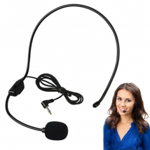 2019 New For Voice Amplifier Portable 3.5MM Wired Microphone Headset Studio Conference Guide Speech Speaker Stand Headphone