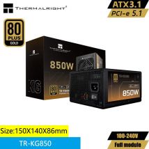 Thermalright TR-KG850 Medaglia Black Gold alimentatore completamente modulare, ATX3.1/tensione 100-240 V/750/850 W supporta PCI-E5.1