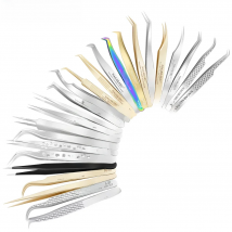 NAGARAKU Eyelash Extension Tweezers Makeup Stainless Steel Eyelash 3D accurate Clip