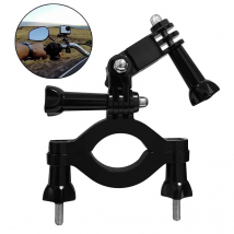 Motorcycle Ebike Handlebar Camera Holder For GoPro Hero 13 12 10 8 7 5 Action Cameras Bicycle Seatpost Mount Tripods Accessories