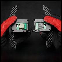 TDD Carbon Fiber Magnetic Paddles Shifter Compatible with Mustang GT/Shelby 2015 - 2023 Steering Wheel Paddle Shifter Extension