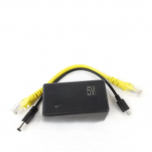 DSLRKIT 5V 5.1V 4A Active PoE Splitter for Raspberry Pi 5 RPi5 4B USB TYPE C Gigabit