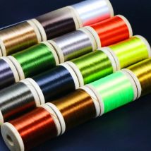 Royal Sissi 15colors small wooden spooled fly tying thread 8/0 highly waxed 300yds/spool 75Denir hybrid filaments tying thread