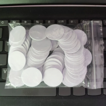 100pcs Rewrite Block 0 13.56MHz UID Coin Card  RFID Tag Keyfob Writable HF ISO14443A Used to Copy Cards