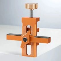 Cabinet Door Mounting Jig Door Panel Fixing Installation Rebounding Device Drilling Clamp 2-in-1 Quick Positioning Mount Locator