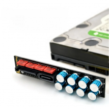 Elfidelity PC SATA Hard disk Power Noise Filter Power purification isolation SATA Power Filter purify PC-HiFi