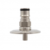 Homebrew Gas/ Liquid Ball Lock Post 1.5"Tri Clamp Adapter Beer Brewing SS304 Sanitary Brewer Fitting 50.5mm OD Ferrule Fermenter