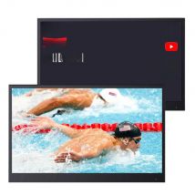 Souria 32 inch Black Color Smart Bathroom Waterproof LED TV for Bathroom Shower Android Television IP66 SPA Europe DTV Tuner