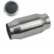 4" x 8" High-Flow Catalytic Converter - 200 Cell/cpsi Metallic Substrate - 2.5"/3" In/Out - EPA & Euro 3 Compliant