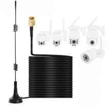 2.4G Wifi Extension Antenna Sucker 3m /10m Extender Cable 5dbi Hing Gain Sucker For BOAVISION Wireless PTZ Bullet IP Camera