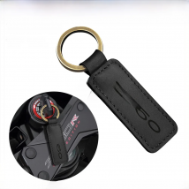 Motorcycle Cowhide Keychain Key Ring Case for Kawasaki Z750 Ninja Models