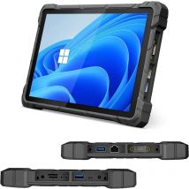 10.1 Inch Windows 11 Pro Rugged Tablet 4G LTE GPS 8GB RAM/128 GB ROM 10000mAh IP67 Handheld Waterproof Tablet