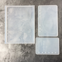 1PC A7/A6/A5 Notebook Shape Silicone Mold DIY Resin Book Mold Crystal Epoxy Silicome Mold Transparent Book Silicone Mold