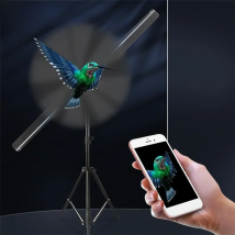 Wifi 3d Hologram Projector holiday Led Sign For Party Wedding DIY Decoration 3d hologram fan player Christmas decoration