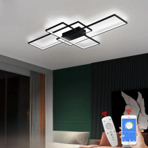 Alexa Smart Home Modern Led ceiling lights for livingroom bedroom lustre Led ceiling light White/Black led Ceiling Lamp fixture