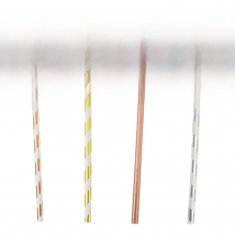 1Bag Gold Stripe Paper Straws Number 30th 40th 50th 60th Sash Glasses Adult Happy Birthday Drink Straws Balloon Party Decoration