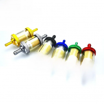6mm/8mm CNC Aluminum Alloy Glass Motorcycle Gas Fuel Gasoline Oil Filter Moto Accessories for ATV Dirt Pit Bike Motocross