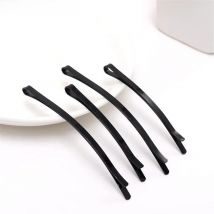 Fashion 24Pcs/Lot Women Hairpins Barrette One Word Hair Clips Black Dripping Hairclips Solid Cute Wedding Girls Hair Accessories