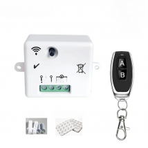 433MHz AC 110V 220V Wireless RF Remote Control Switch 1CH Relay Receiver With ON/OFF Transmitter For Led Light Bulb DIY Control