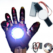 DIY Controlled Light LED Light FOR 1:1 Iron Man Tony Stark Glove Palm Lights Hand Led Lamp Accessories Halloween Cosplay Props