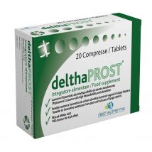 Deltha Pharma DelthaPROST ® 20 Compresse con Teoside, Palmitoiletanolamide (PEA), NAcetilcisteina, Resveratrolo e Curcuma fitosomiale (Meriva) e semi di zucca