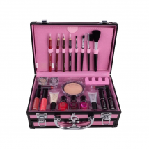 Professional Beginner Travel Portable Makeup Set Box Suitcase Kit Lipstick Brushes Nail Polish Set For Make up Eyeshadow Palette
