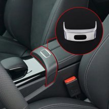 For Mercedes Benz A CLA Class W177 V177 C118 2019 2020+ ABS Chrome Car Accessories Center Console Armrest Box Switch Cover Trim
