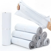 INPLUSTOP Ploy Shipping Bags Opaque PE Plastic Express Envelope Storage White Color Mailing Bags Self Adhesive Seal Courier Bag