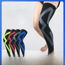 Full Leg Compression Sleeve Long Knee Braces, Anti Slip Varicose Veins Compression Stockings, Sports Leg Sleeves For Men Women