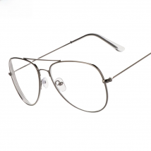 Qutzzmnd Retro Metal Big Frame Myopia Spectacles Blue Light Blocking Glasses For Women Men Classic Eyewear -1.0~-5.0