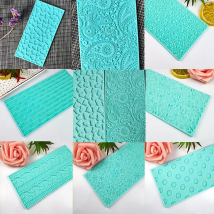 PRZY Silicone Soap Lace Mold Mat Fatima Love Polka Dot Snowflake Bamboo Coffee Bean Wool Fondant Cake Decoration DIY Moulds