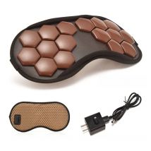 Tourmaline Germanium Jade Electric Heating Eye Mask Tourmaline Magnetic Therapy Massage Eye Mask Blackout Sleep Eye Mask