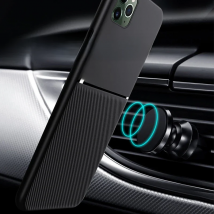 Magnetic Car Phone Case for iPhone 17 14 11 13 16 Pro MAX 12 Mini 15 Plus Built-in Magnet Metal Soft TPU Shockproof Cover