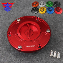 For Aprilia RS125 RS 125  (6 HOLES) All Years Motorcycle Keyless Fuel Tank Gas Cap Cover