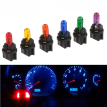 10Pcs T5 SMD LED Car Light Automobiles Light-emitting Diode Instrument Gauge Dashboard Light Bulbs Auto Interior Indicator Lamp