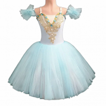 Children's ballet skirt, girls' dance skirt, ballet dancer costume, school dance program, stage collective performance costume