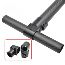Fixed-wing Multi-axis UAV Landing Gear Tee 40/30/25/20/16mm Connection Accessories Aluminum Alloy Pipe Clamp Carbon Fiber Tube