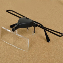 LED Magnifier Magnifying Glass Adjustable Eyelash Extension Light Spec Glasses Hands Free For Reading