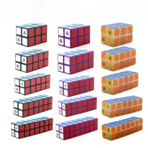 WitEden Cuboid 2x2x3 2x2x4 2x2x5 2x2x6 2x2x7 Magic Cube Puzzles Speed Brain Teasers Challenging Educational Toys For Children