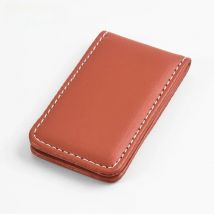 Custom Lettering Fashion Money Clip Wallet With Strong Magnet For Men Women Leather Pocket Clamp Credit Card Cash Case Holder